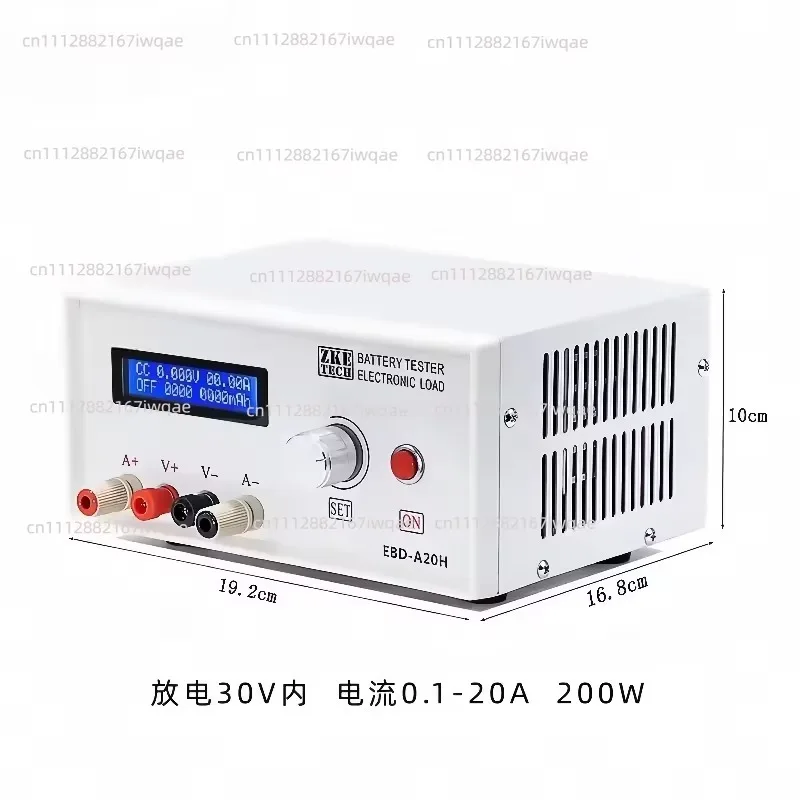 110/220v Supply Charging Tester Equipment Discharge Electronic Load 72v Lifepo4 Battery Pack Capacity Test