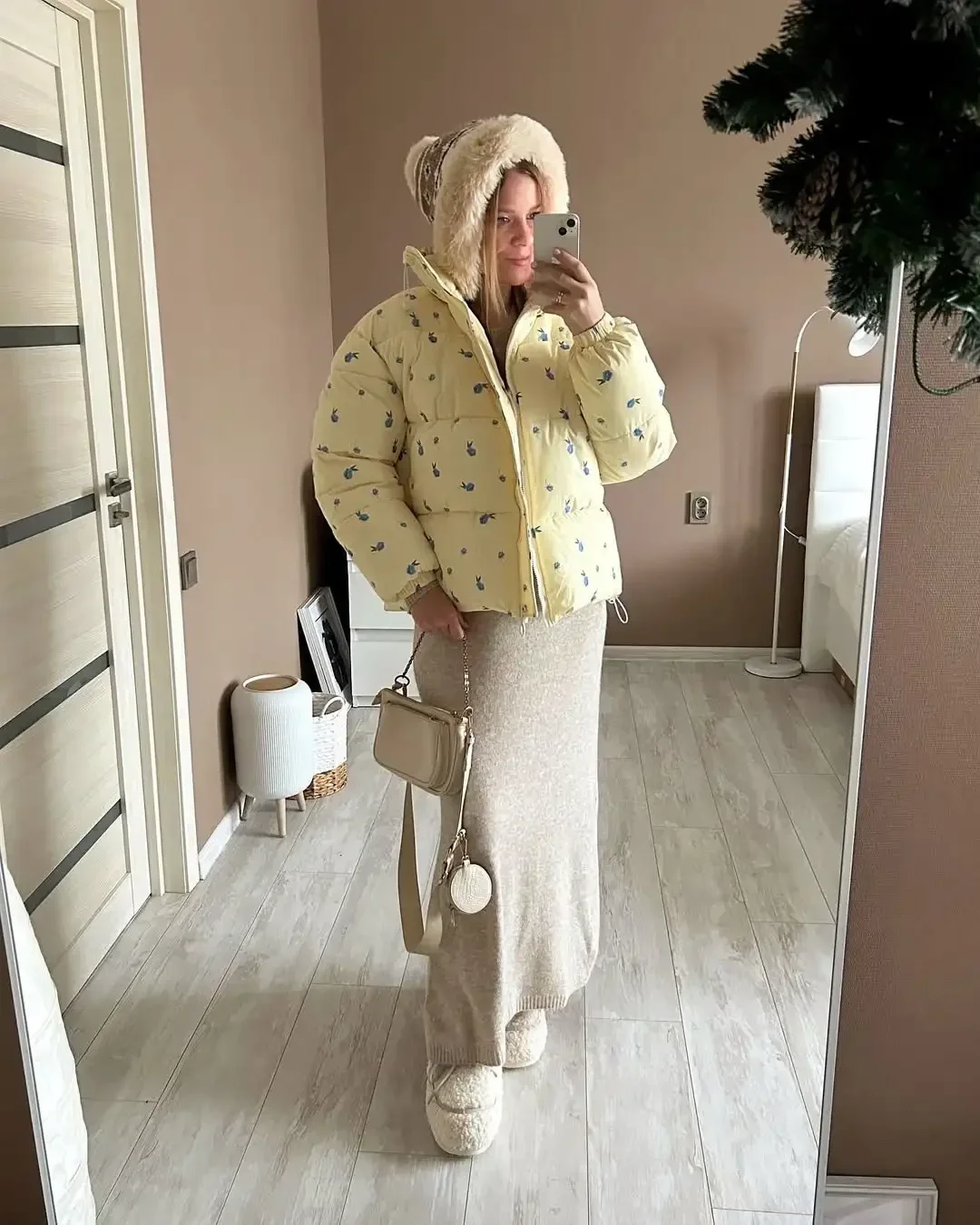 Women Solid Floral Print Puffer Jacket Fashion Stand Collar Loose Oversized Warm Cotton Coat Winter New Casual Trendy Outerwear