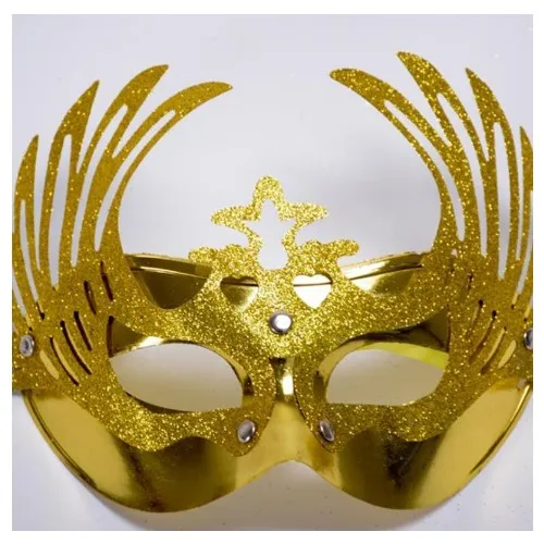 Sable Deer Pattern Gold Color Venetian Christmas Party Mask