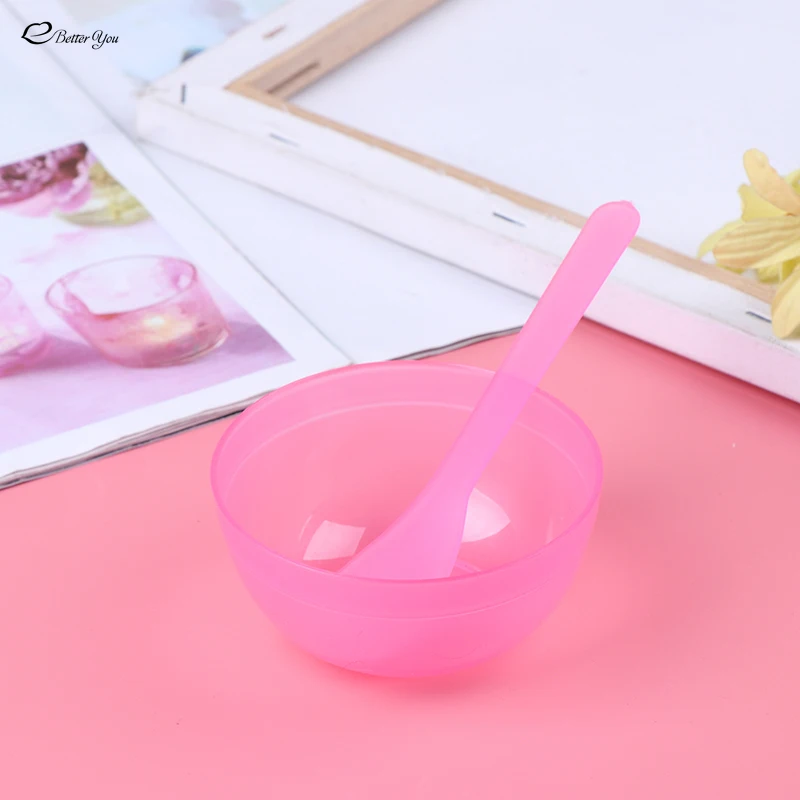 Ladies Facial Set Mask Mixing Bowl Set Girls Facial Skin Care Mask Mixing Tool Kit Beauty Supplies Mask Bowl Spoon Set