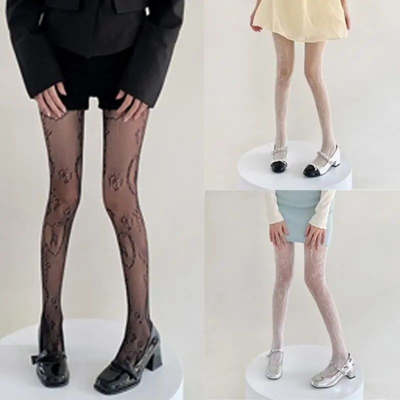 

L5YC Women's Patterned Tights Stockings Sexy Sweet Florals Tights Pantyhose Leggings