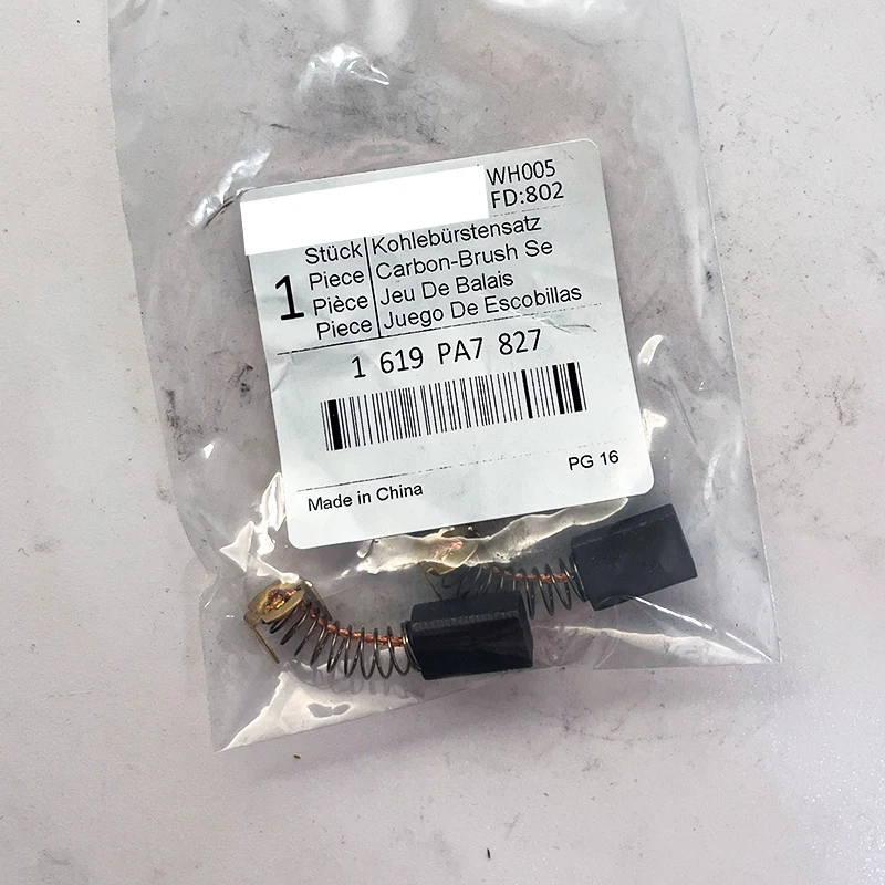 Escobilla de carbón para cepillo de carbón Bosch GBM1600RE, taladro híbrido, cepillo de carbón para taladro de avión, cepillo de carbón Bosch 591 1619PA7827