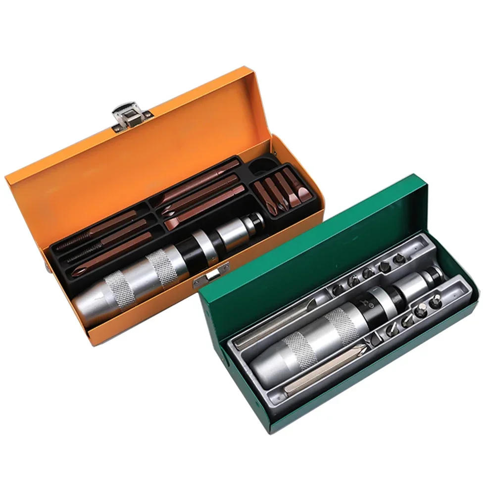 แรงโน้มถ่วงเคาะไขควงชุดปากแข็งสกรูเครื่องมือกําจัดหัวหักสกรู EXTRACTOR NUT เครื่องมือกําจัด