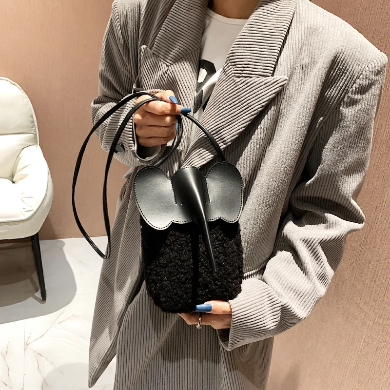 Luxus Neue frauen Schulter Taschen Marke Handtasche PU Leder Umhängetasche Designer Elefanten Handy Tasche Weibliche Shopper Geldbörsen – Detail 7