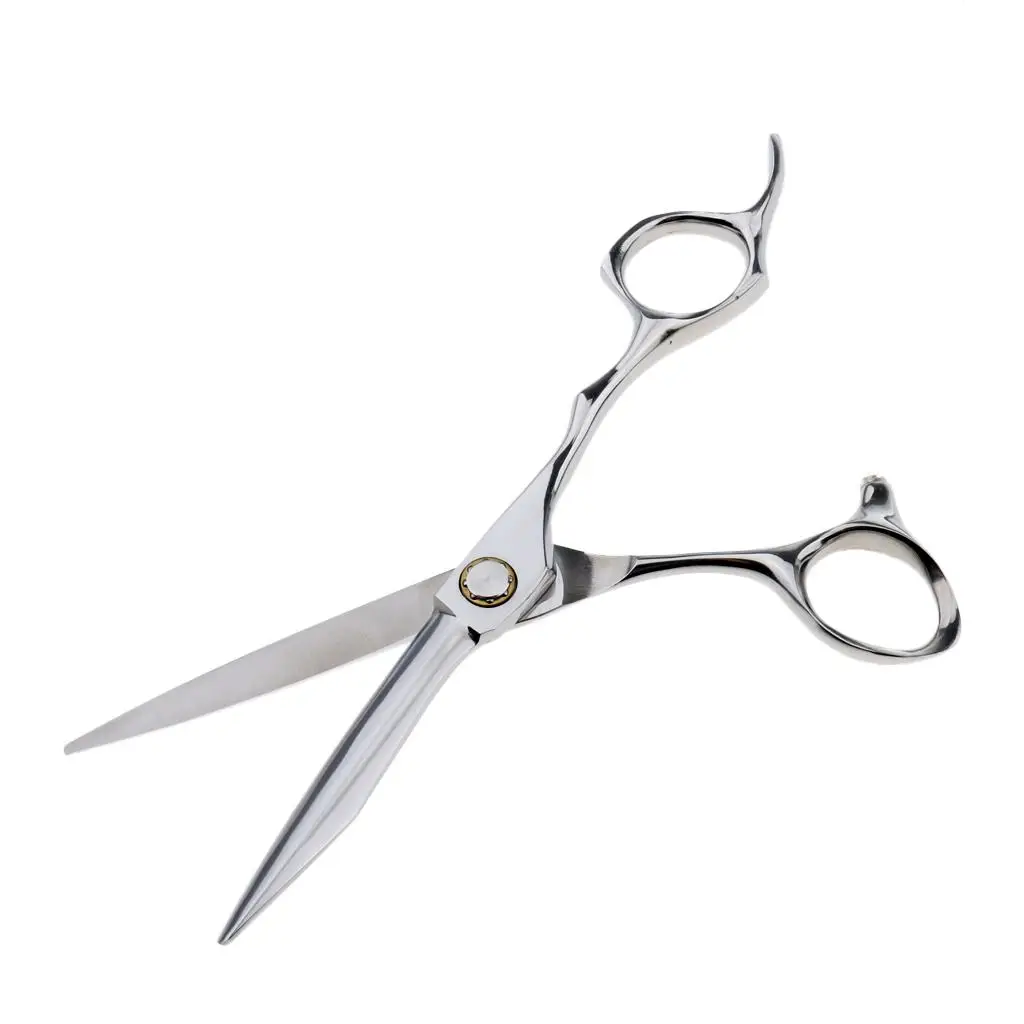 

Silver Hair Cutting Scissors Professional Stainless Steel Shears Hairdressing Accessories for Hairstylists
