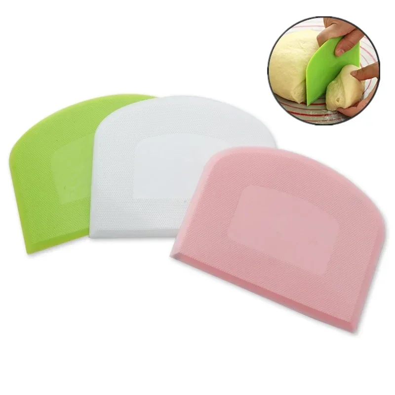 Kitchen Cake Cream Spatula Dough Knife Cutter Butter Batter Scraper Decorating Plain Smooth Edge Spatulas Baking Pastry Tools