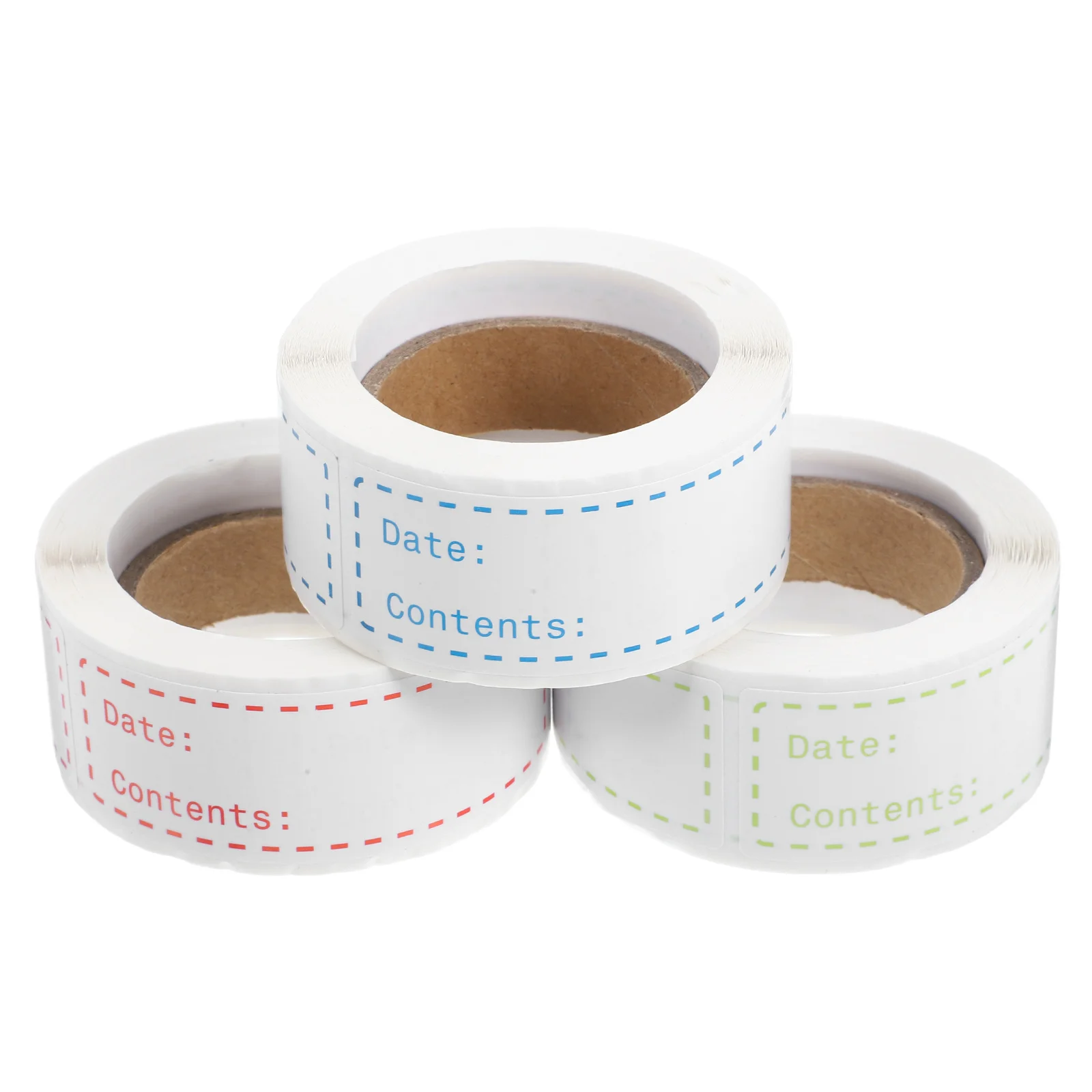 3 Rolls Food Storage Labels Freezer Adhesive Jar Stickers Date for Removable Canning