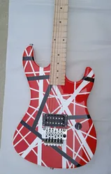 Flag stripe Red Mahogany Right -handed Electric Guitar 6-string