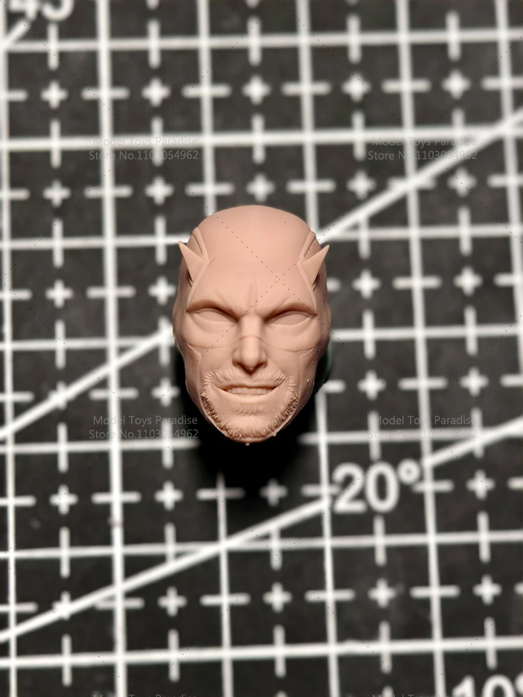 غير مصبوغ لتقوم بها بنفسك 1/12 مقياس أنيمي دارديفيل الأبيض نموذج رئيس بطل السوبر الرجال الجندي رئيس نحت صالح 6 بوصة عمل الشكل الجسم #4