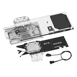 Barrow GPU Water Block For GIGABYTE 3090 3080Ti 3080 GAMING EAGLE VISION, 5V ARGB 3PIN Motherboard AURA SYNC BS-GIG3090-PA2