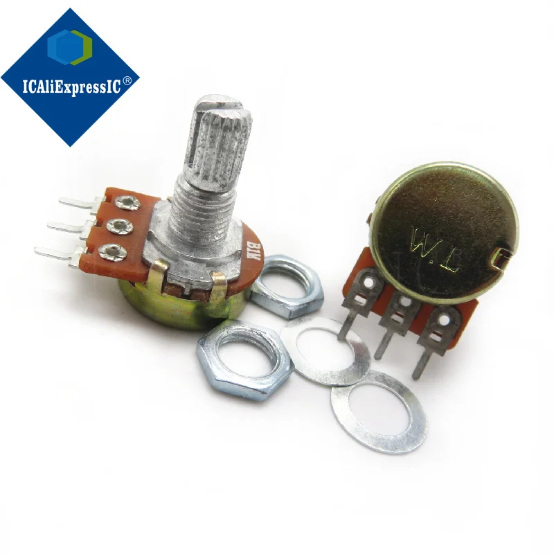 Wh148 b1mシングルポテンショメータ、5ピース、3フィート、15mm