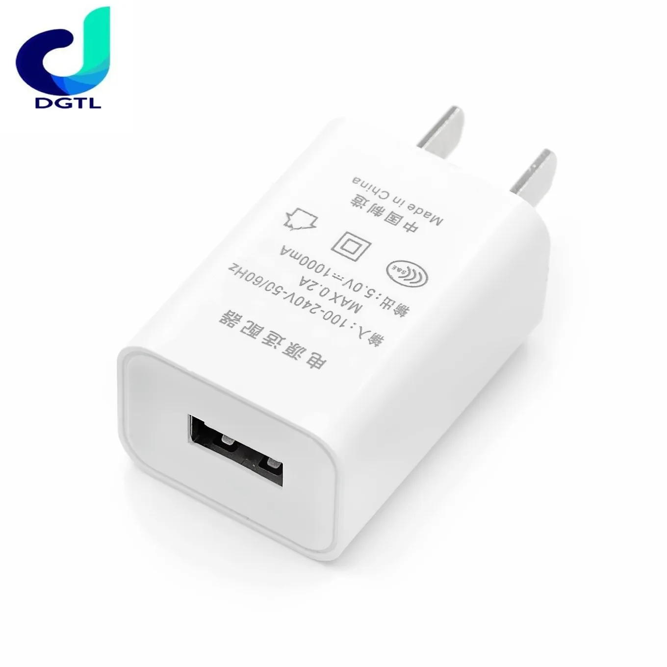 Redmi Oplaadkop Voor Xiaomi Oplader Usb Oplader Android Smartphone Oplader Zwart-Wit