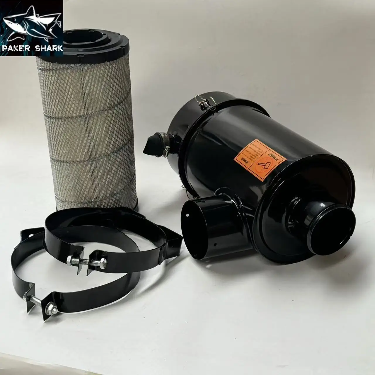 Air Filter Rear Cover For EC210B Excavator Air filter Housing Iron Outer Cover Air Filter Element Assembly High Quality