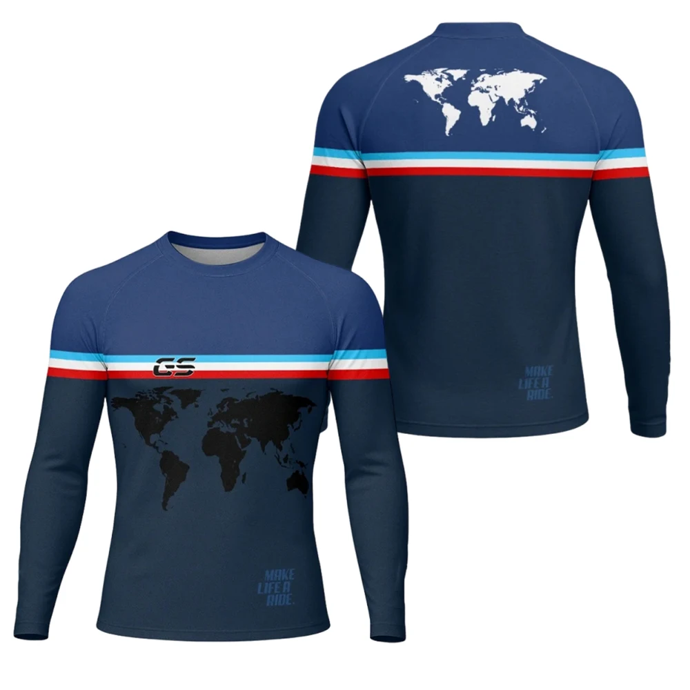 Maglietta A Maniche Lunghe Gs Adventure Motorrad, Comoda Maglia Da Moto Per Appassionati Di Avventura