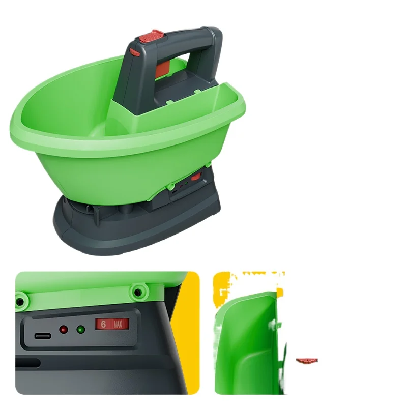 

Электрическая сеялка Ручной портативный сеяльный аппликатор гранулированного внесения удобрений Кормление семян Овощной сея