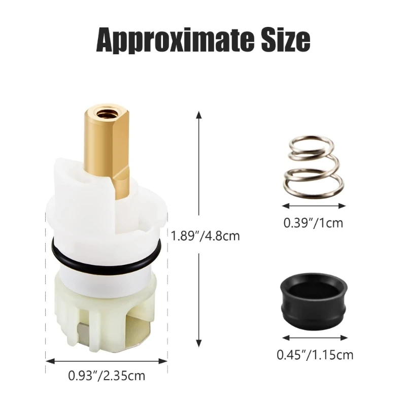 réparation remplacement tige robinet cuisine, pièce rechange en matériau ABS pour robinet RP25513, à