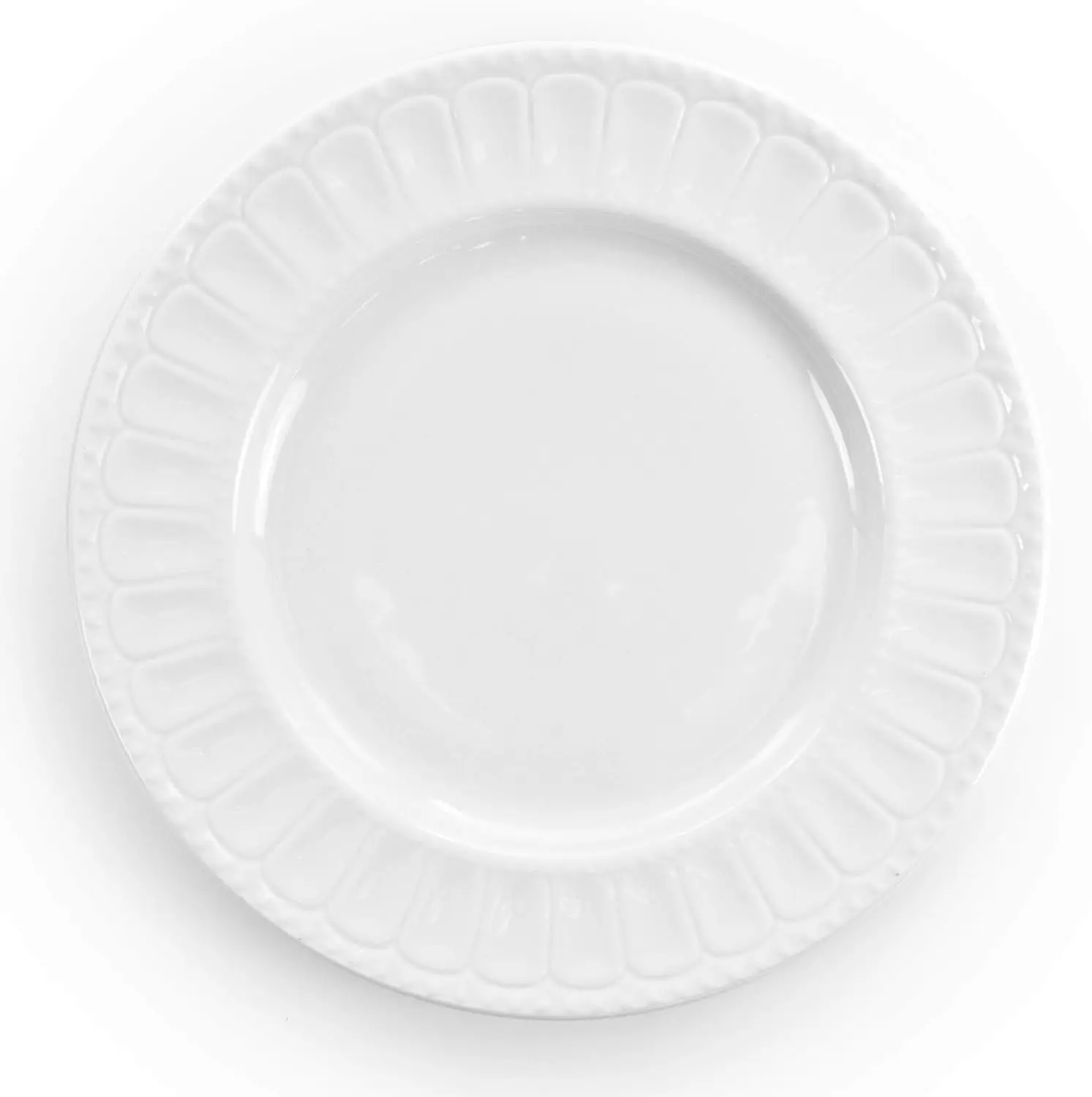 Charlotte 20 Piece Porcelain Dinnerware Set in White