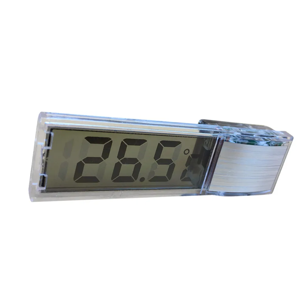 

Fish Tank Thermometer 3D LED Silver Sucker Type Aquarium Temperature Measuring Tool Waterproof Accurate Fish Tank Measuring