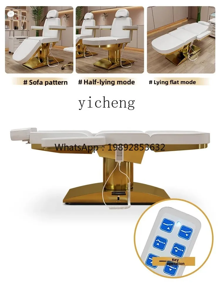 YY Rotatable High-end Beauty Salon Special Multi-functional Massage Bed Ear-picking Tattoo Bed