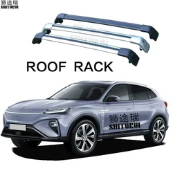 SHITURUI2Pcs Roof Bars for MG MARVEL R/MG MARVEL PERFORMANCE 2021+Aluminum Alloy Side Bars Cross Rails Roof Rack Luggage Carrier