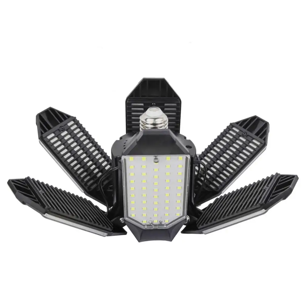 Imagem -05 - Garagem Led Lights com Painéis Ajustáveis Lâmpada de Trabalho para Teto Lâmpada 1200 Lumen para Oficina Iluminação Industrial E26 E27 100w