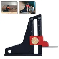 Woodworking Height Gauge - Aluminum Alloy Depth Gauge - Adjustable Measuring Tool For Workbench Saw Table And Router Tables