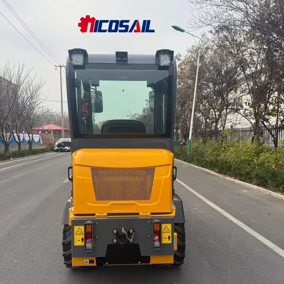 

2000 kg remote loading and unloading telescopic wheel loader manipulator, construction machinery compact micro loader front end