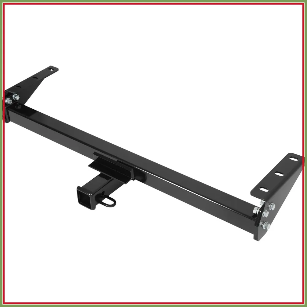 

Class 3 Trailer Hitch 2" Receiver Compatible with 2005-2024 Suzuki Equator Nissan Frontier, Black Steel Powder Coated