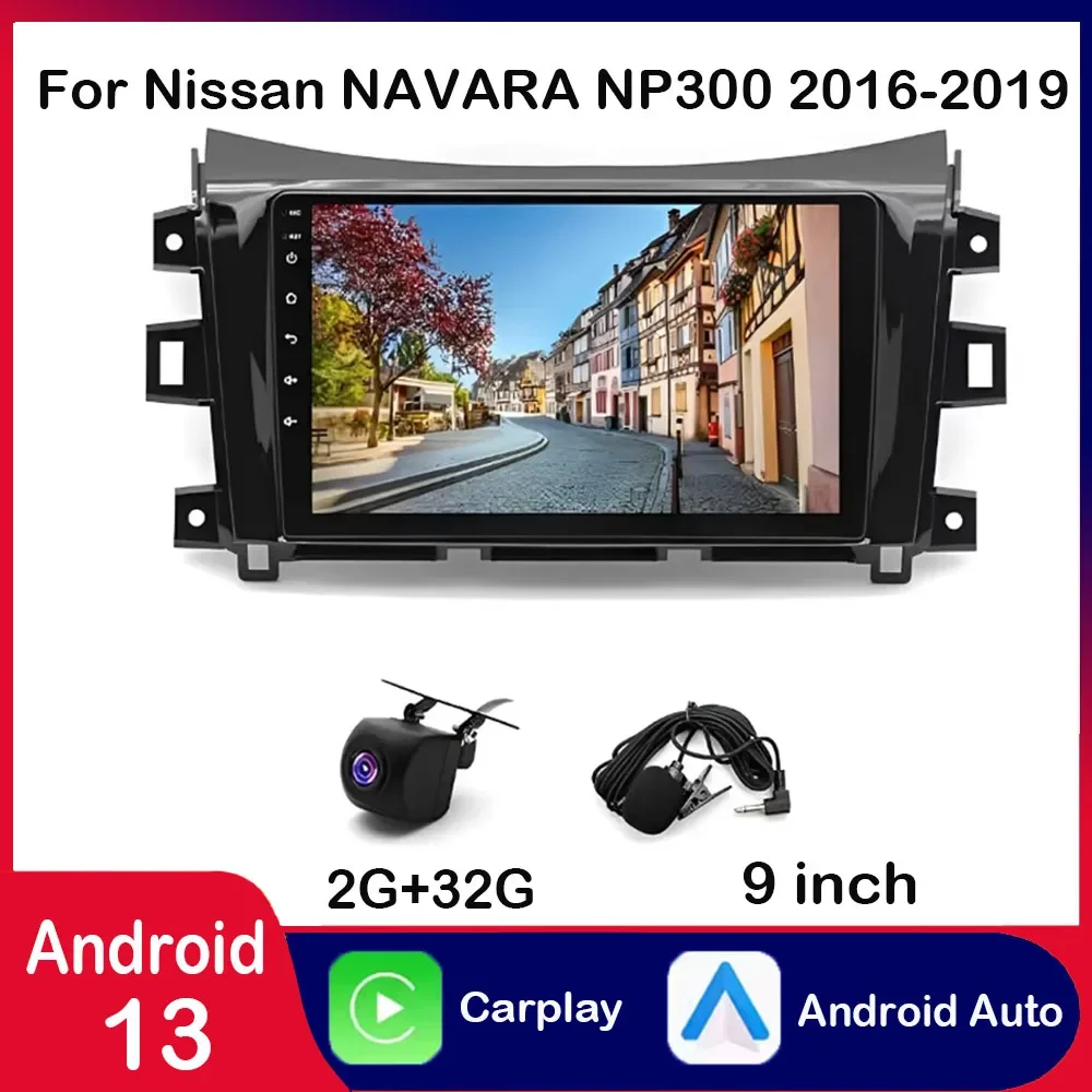 

2G+32G Android 13 Carplay Car Stereo Radio GPS Compatible for Nissan NAVARA NP300 2016-2019
