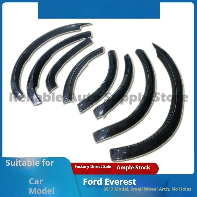 عجلة صغيرة قوس تقليم لفورد ايفرست 2017 سيارة درابزين الحرس غير الرادار ثقب أنيق دائم حماية عجلة قوس منصات