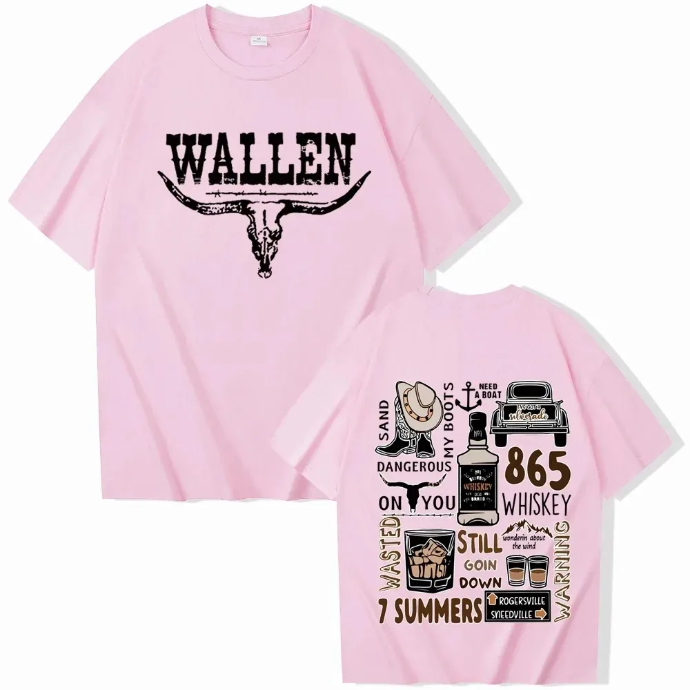 Streetwear Morgan Wallen Western Country Music T-Shirts Unisex Harajuku O-Neck Short Sleeve Shirts Fans Gift Tees Tops