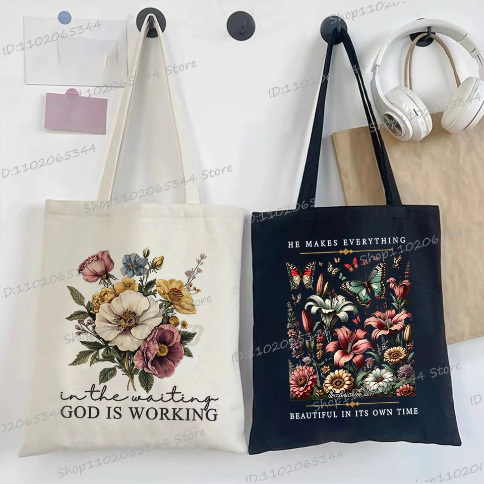 

Vintage Aesthetics Flower Y2K Women's Handbag Bohemian Style Floral Trend Female Shopping Bags Fashion Wildflower Shoulder Bag