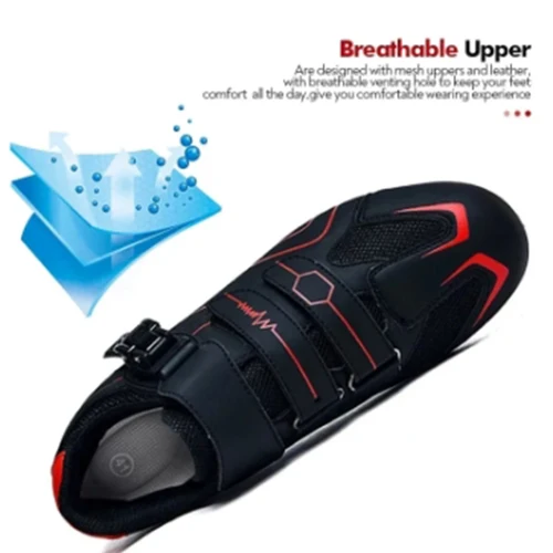 Imagen 2 del producto Zapatillas de Ciclismo Mtb para hombre y mujer, zapatos deportivos de velocidad, ciclismo de carretera para pareja, zapatos de ciclismo, pedales con Clip, Spd M, superventas