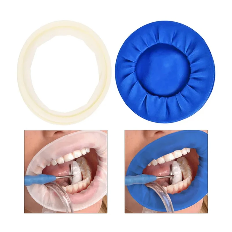 

10Pcs Dentistry Dental Oral Cavity O-type Rubber Dam Sterile Mouth Opener Disposable Dentist Lab Hygiene Lip Retractor Materials