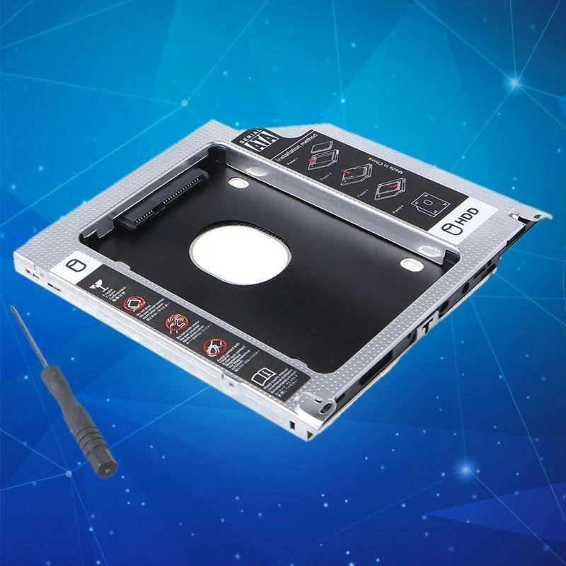 HDD Caddy Adapter Bay SSD Bracket for MacBook A1278 A1286 A1297 9.5mm