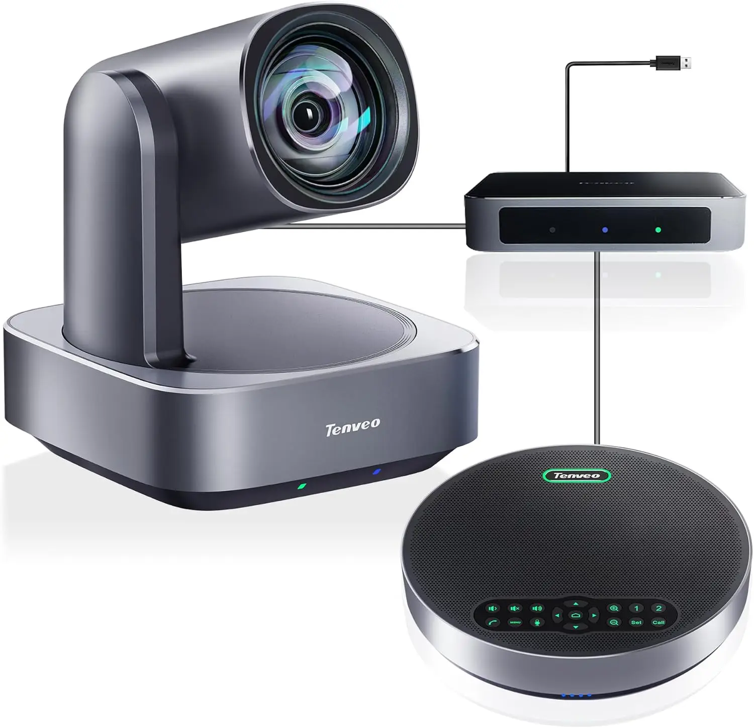 Good Performance PTZ Camera Speakerphone Hub Video Conference Equipment USB Camera Video Conference Kit Meeting Solution