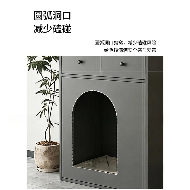

Dog House Luxury Pet Villa Locker Side Cabinet Dog House