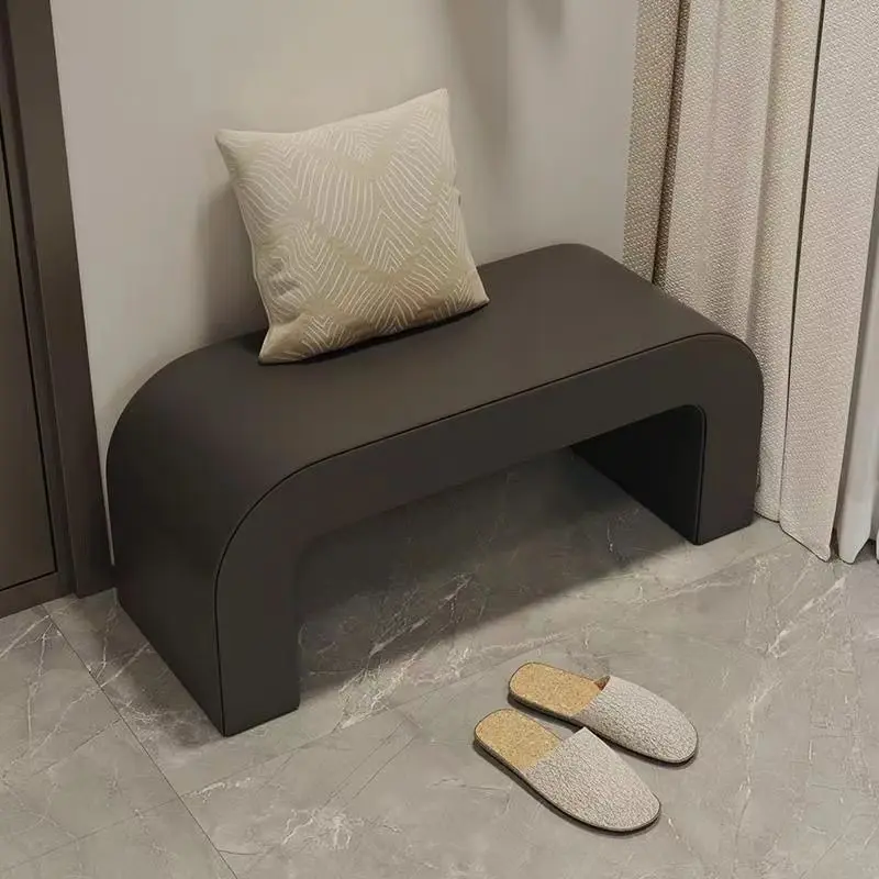 

Simple Home Shoe Change Stool Rectangular Can Sit and Pedal on The New Bedside Foot Pedal Bedside Stool