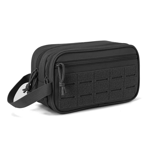 Imagen 1 del producto Neceser táctico para hombre, bolsa de higiene, Kit de afeitado para hombre, bolsa de maquillaje para ducha de viaje, bolsas organizadoras de cosméticos