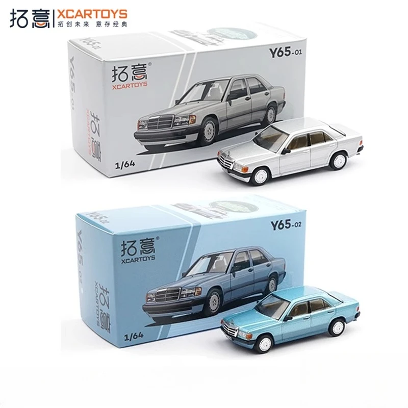 Diecast 1/64 Scale Tiger-head 190E Alloy Car Model Collectible Toy Gift Souvenir Display Ornament