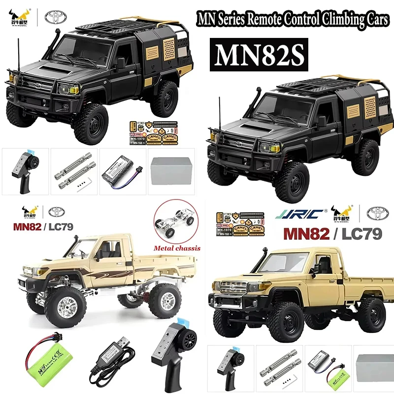 

MN82S Toyota Rc 4x4 Rc CAR 2.4g 1/12 Full Scale Off-road Remote Control RC Crawler CAR Boy's Remote Control Car Toy Gift
