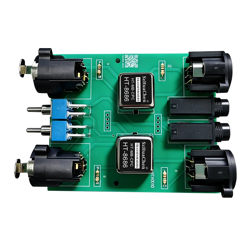 XLR 6.35mm 2-Channel Passive Audio Isolator Hum Noise Eliminator with PAD and Ground Lift for Studio Live DJ Mixer view 3