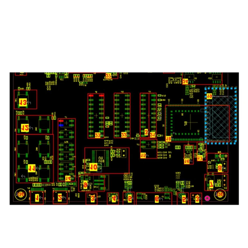 Placa de desenvolvimento Harmony AIOT + tela LCD de 4 polegadas + kit de antena RM56 2.4G/5.8G Wifi + BLE BES2600W Iot Core Board