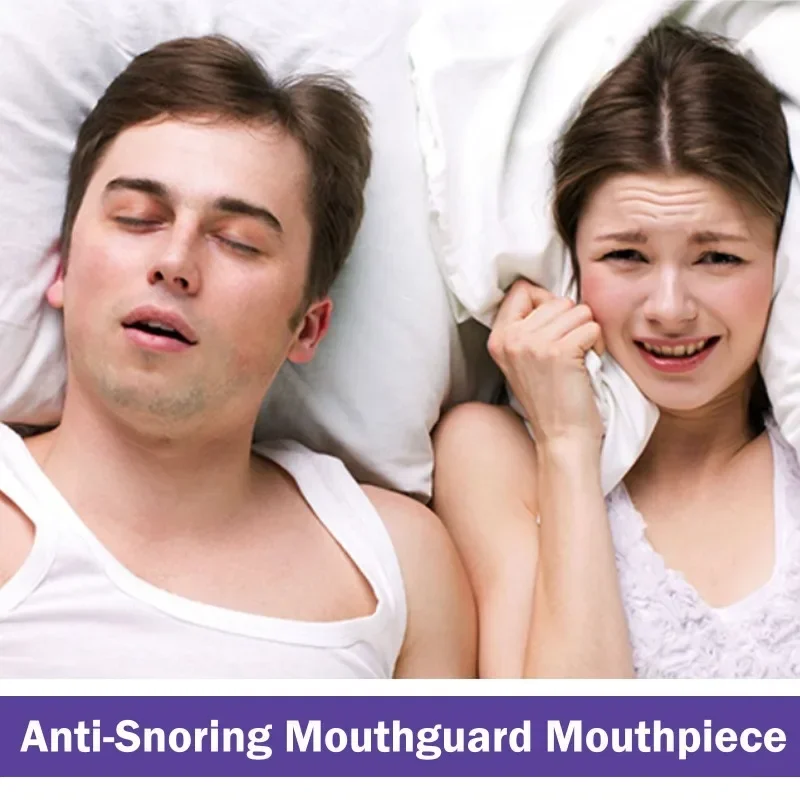 Transparente Anti-Ronco Sleeping Mouthguard, Silicone Anti-Wear, Protetor dos dentes, Almofada para mandíbula do sono noturno, Anti Ronco Bruxismo