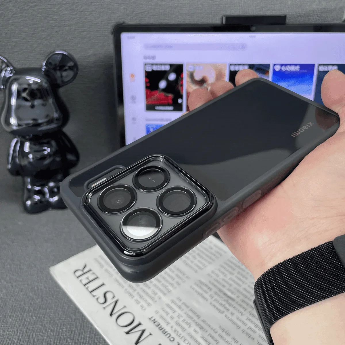 เคสสำหรับเสี่ยวมี่ มิ 15 ทีซอฟท์ซิลิโคนฝาครอบโปร่งใสสำหรับเสี่ยวมี่ มิ 15 ทีเชลล์