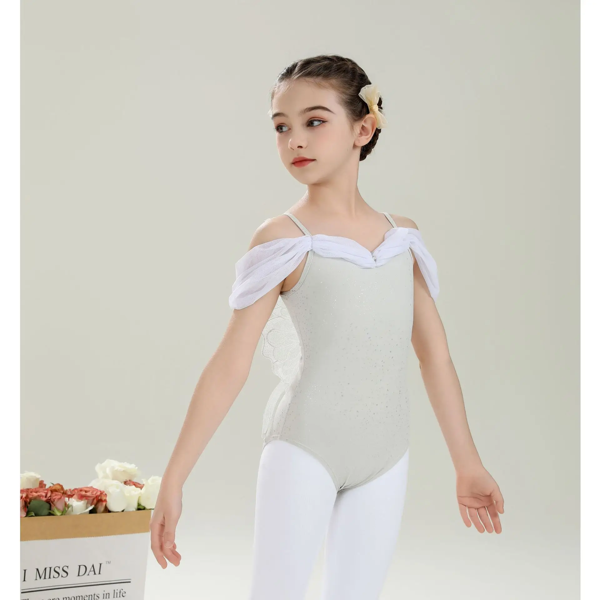 girl professional ballet tutu artistic skating suits classical dance tutu Stage clothes ballet mesh rhythmic gymnastics leotard