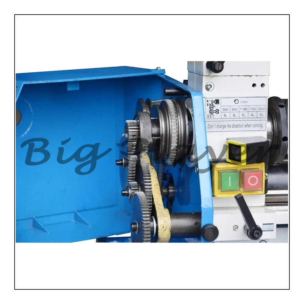 Small 220vAT125 180mm Mini Metal Lathe 750W Turning Drilling Milling Machine Home Turning Drilling Machine Metal Processing Mach — купить у AliExpress WW