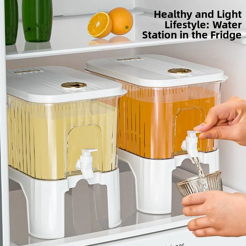 

Новый большой кувшин-диспенсер для воды с краном для дома, для хранения холодных напитков