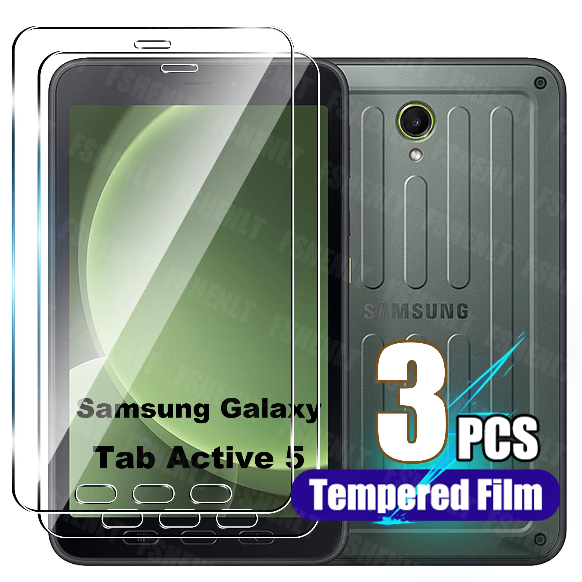 

Screen Protectors for Samsung Galaxy Tab Active 5 2024 8" Scratch Resistant Bubble Free 9H Hardness Level Tempered Glass