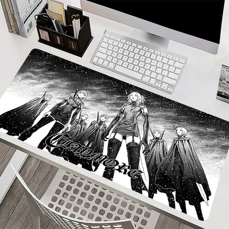 Anime dark C-Claymore Mouse Pad Notebook Gamer Desk Mat Large Keyboard Pad Designed specifically Gaming Mousepad For Best Gift